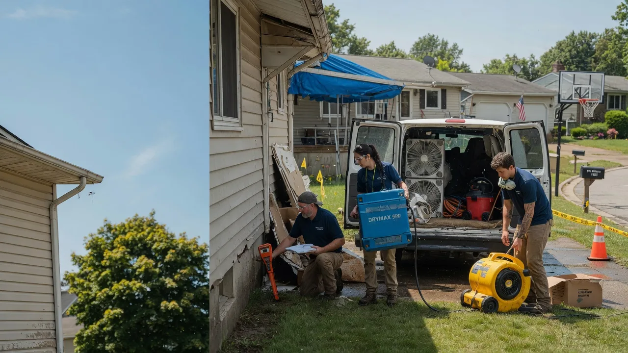 Ceiling Leak Cleanup in North Webster, IN near me