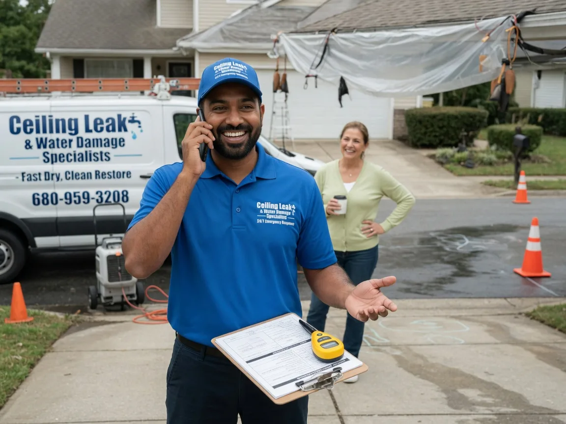 Ceiling Leak Cleanup North Webster, IN FAQs